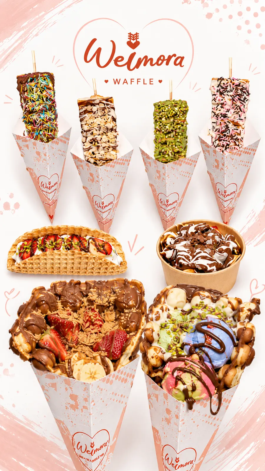 Welmora Waffle marka çalışması
