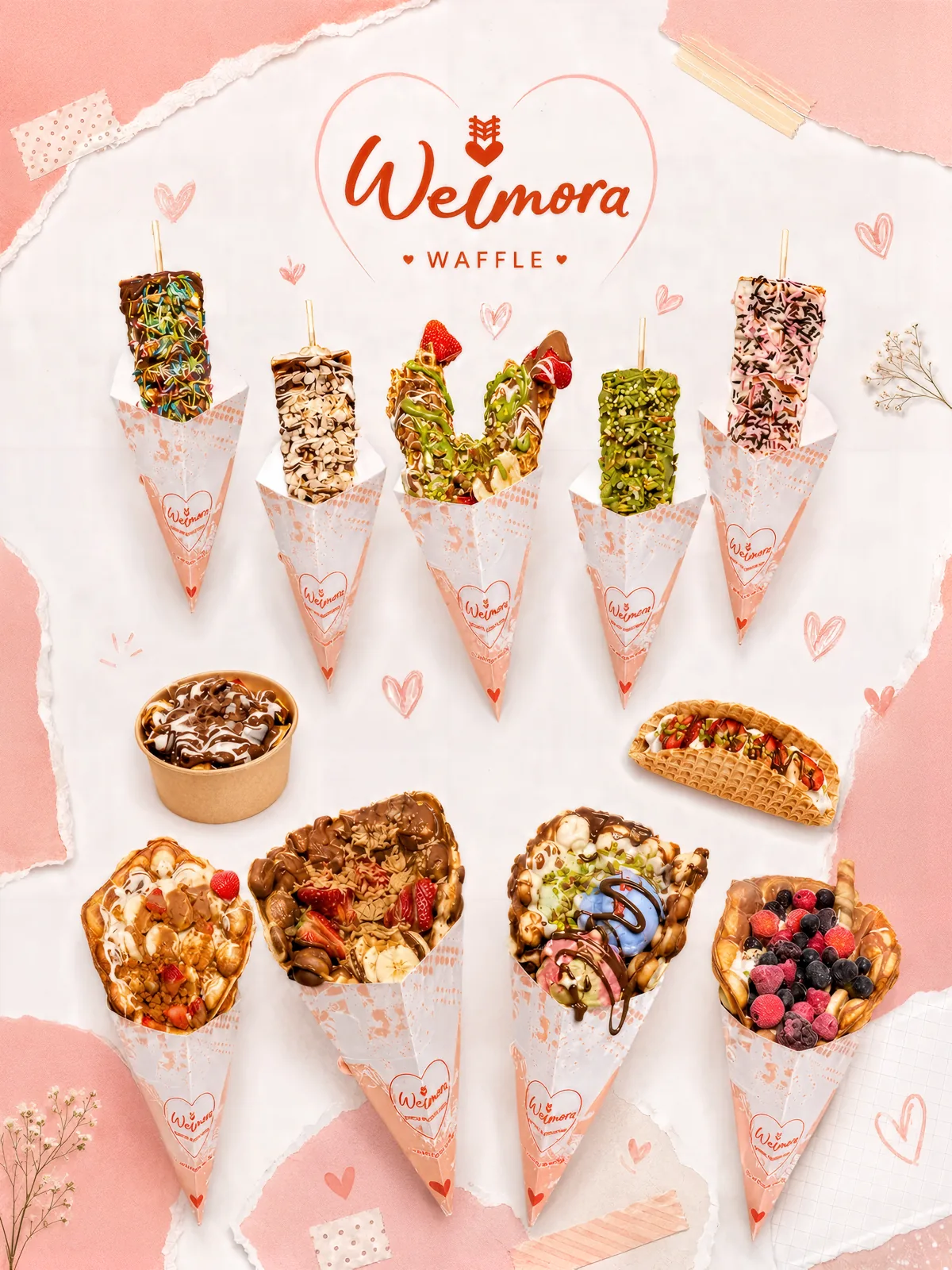 Welmora Waffle — Gönderi tasarımı 1